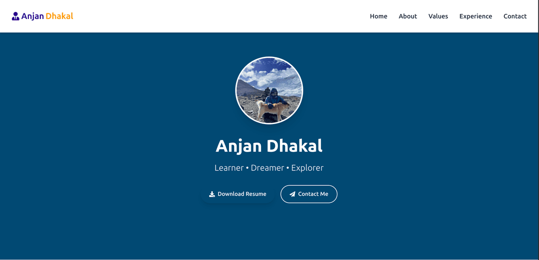 Anjan Dhakal Portfolio