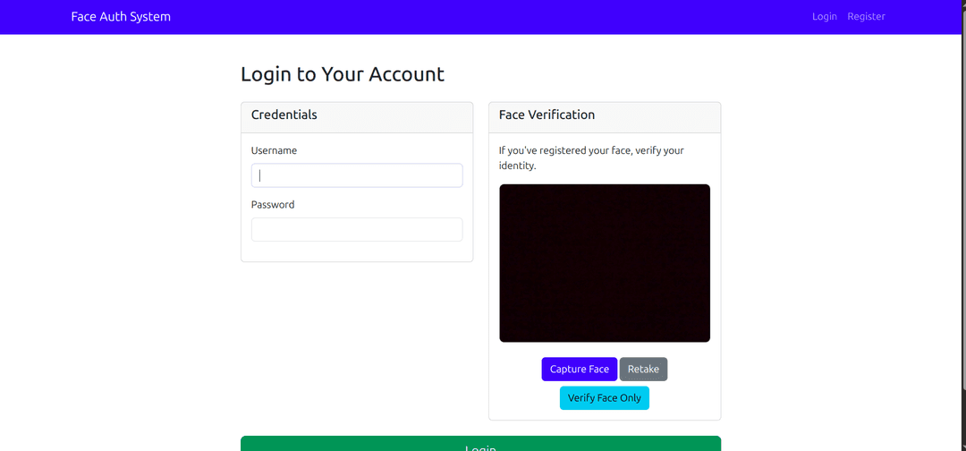 Face Authentication Module